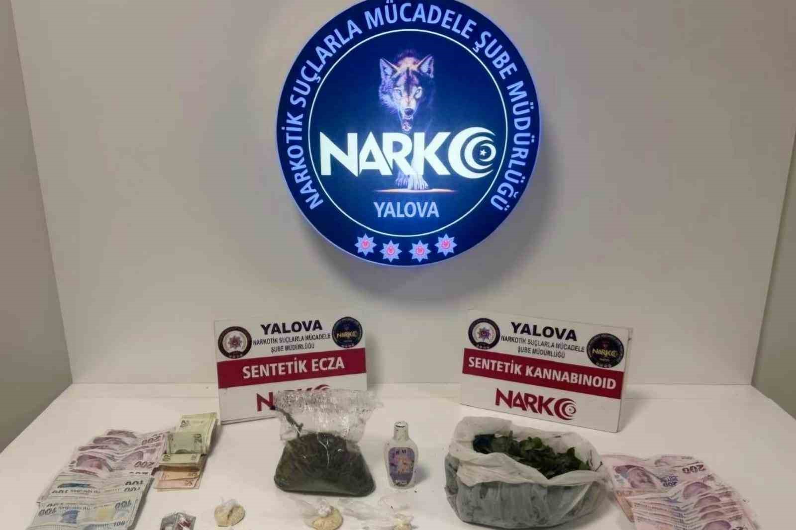 Yalova’da uyuşturucu operasyonu: 3 tutuklama
