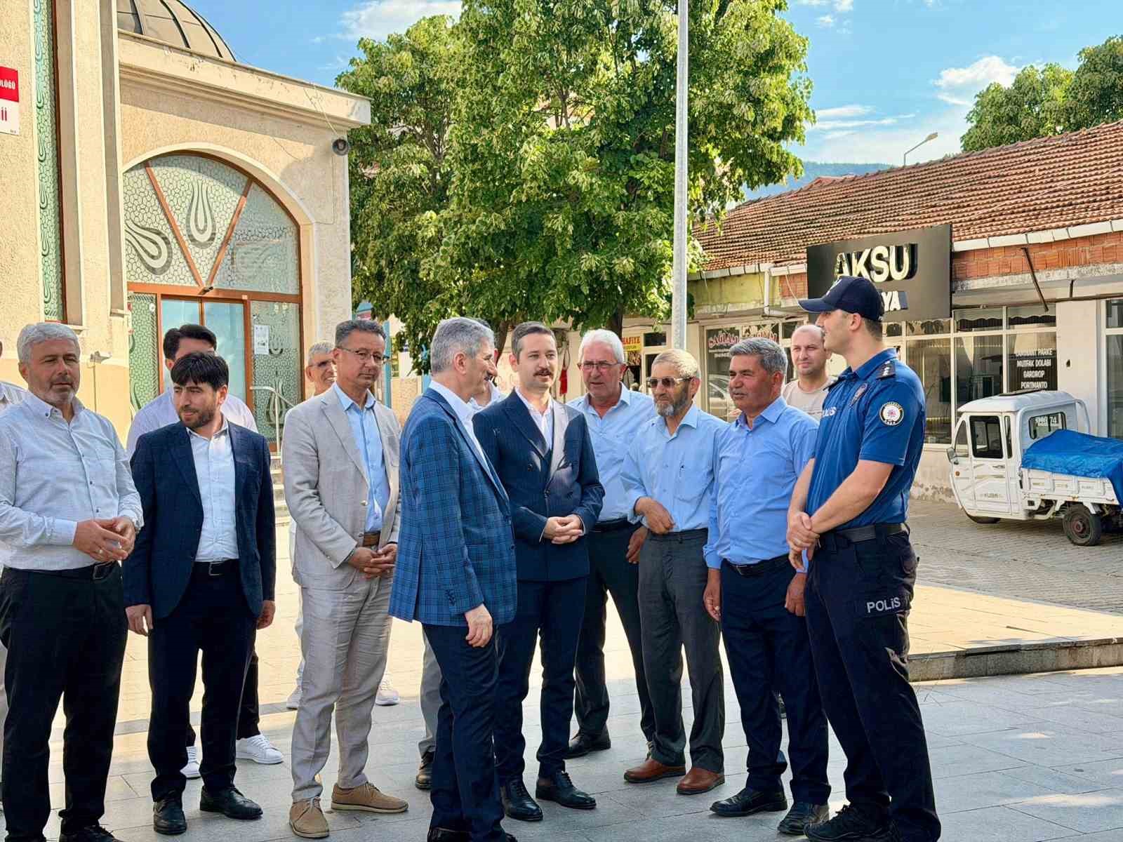 Yenice’de bayramlaşmaya Anayasa Mahkemesi Üyesi İnce katıldı
