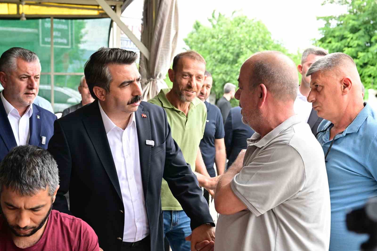 Yıldırım’da mahalle ziyaretleri Samanlı’da devam etti
