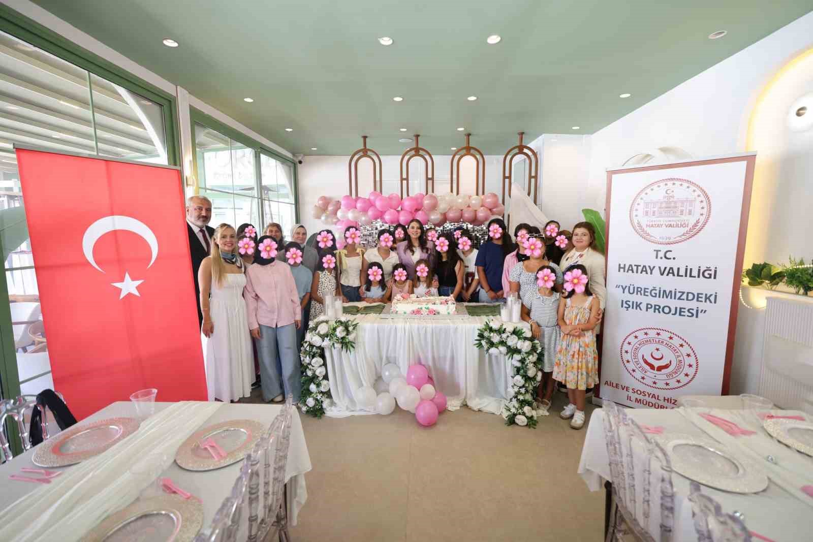 Yüreğimizdeki Işık Projesi kapsamında kimsesiz çocukların doğum günleri kutlandı
