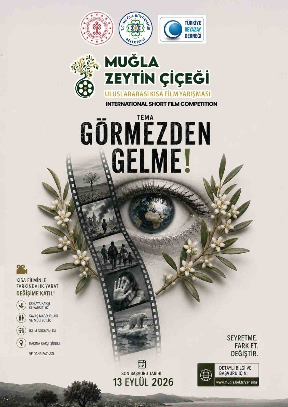 Zeytin Çiçeği Uluslararası Kısa Film Yarışması için başvurular başladı
