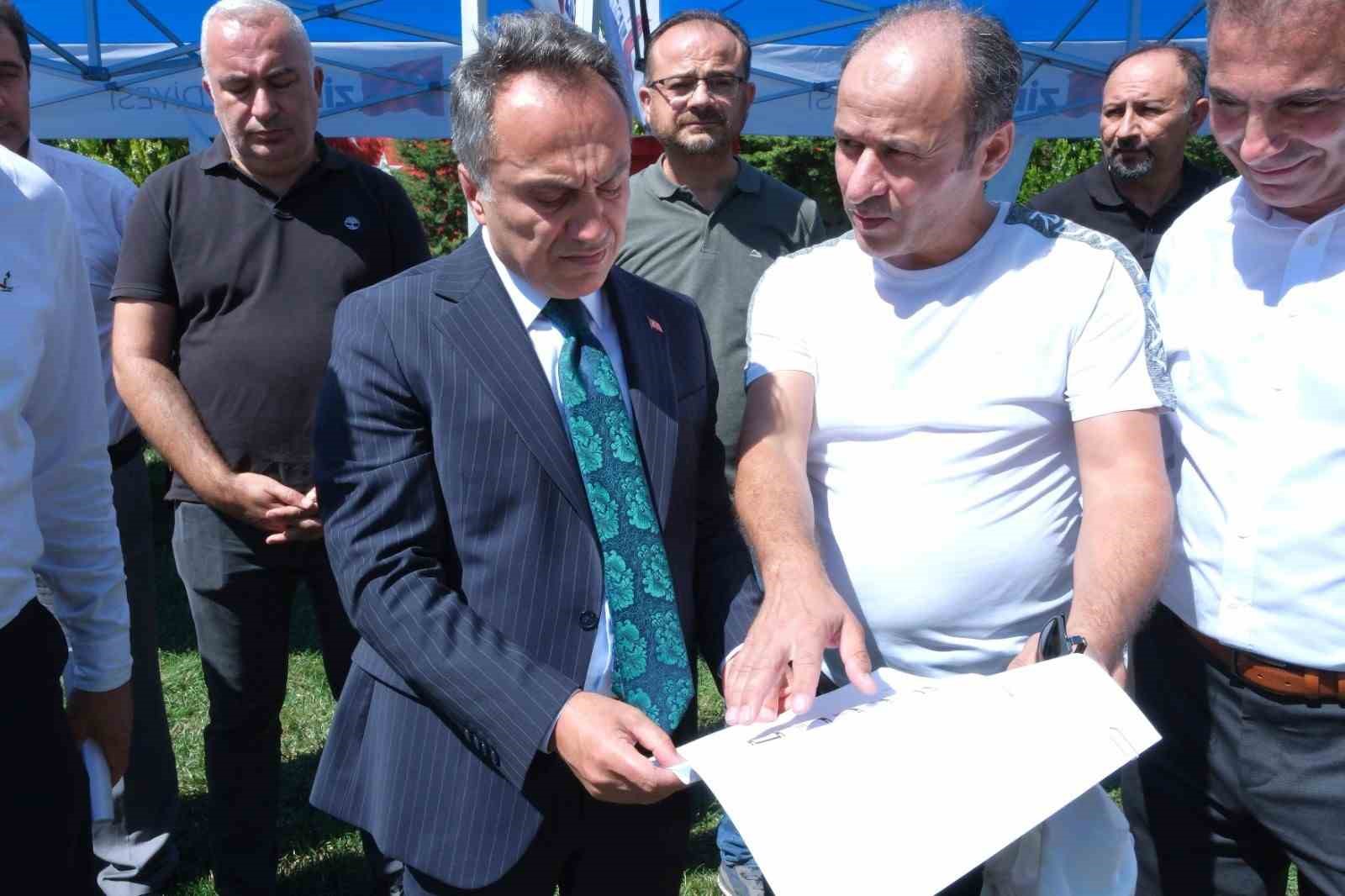 Zile MYO yerleşkesinde cami yapımı başladı
